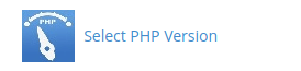 Chọn php version icon