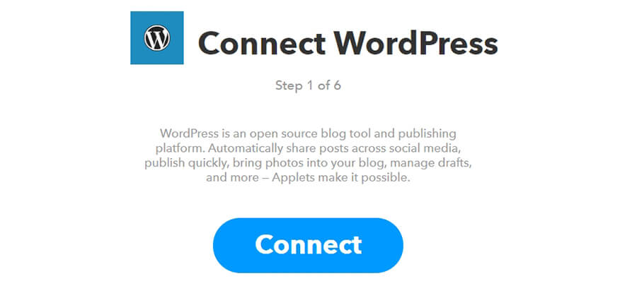 kết nối WordPress