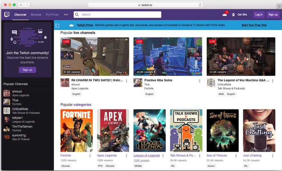 twitch game streaming
