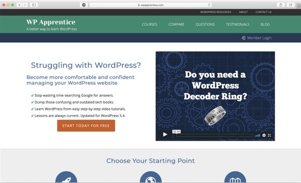 wp apprentice  12 Best WordPress Resources for Beginners wp apprentice